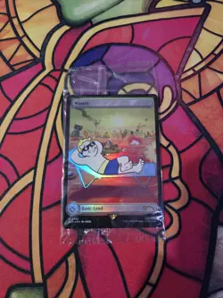 Wastes (795) - Full Art (Rainbow Foil) Secret Lair Drop Fallout MTG MINT - Image 1