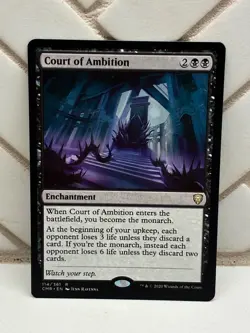 Magic the Gathering MTG Court of Ambition Commander Legends 114/361 Rare - Image 1