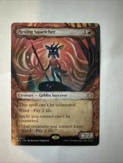 Hexing Squelcher (Showcase) Lorwyn Eclipsed Regular Extended Art 317 - Image 1