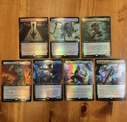 MTG Marvel’s Spider-Man NM Extended Art Foil Rare Lot, Villains, SPM, Doc Ock - Image 1