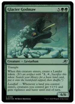 Glacier Godmaw (Foil) - 0188 - Edge of Eternities - MTG - NM Ships Now - Image 1
