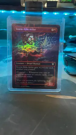 Magic: The Gathering Creature Storm-Kiln Artist Storm Uncommon FOIL - Image 1