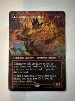 Ashling, Rekindled Rimebound (Borderless Foil) Lorwyn Eclipsed Foil 290 - Image 1