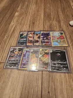 Pokemon 10 IR's illustration rares card LOT -english -NO DUPES - Image 1