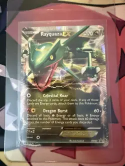 Pokemon TCG Rayquaza EX BW47 Black & White Promo LP Condition - Image 3