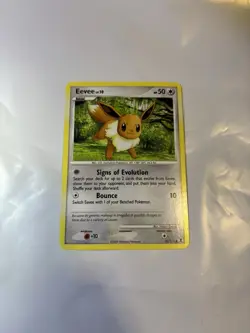 Pokemon TCG Eevee Reverse Holo Rising Rivals 2009 #59/111 - Image 1