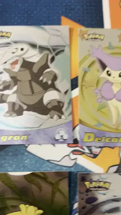 Topps 2003 Pokemon Advanced Foil lot of 7. Aggron & more. Read description - Image 2