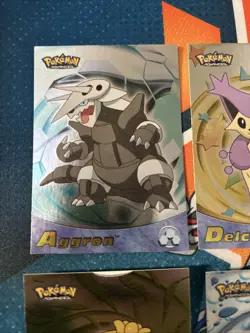 Topps 2003 Pokemon Advanced Foil lot of 7. Aggron & more. Read description - Image 3