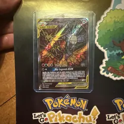Pokemon Moltres & Zapdos & Articuno GX TAG TEAM Full Art SM210 Holo Card wrapper - Image 1