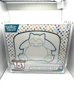 Pokemon TCG Scarlet & Violet 3.5 151 Elite Trainer Box MINT w/ Acrylic Case 820650853159 - Image 1