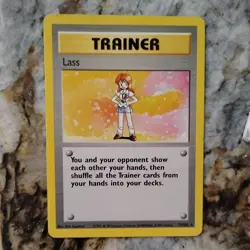 Lass 75/102 Base Set Unlimited Edition Played 1999 Rare Pokemon Card TCG - Image 1