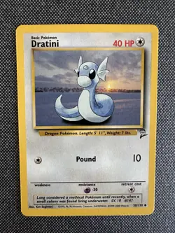 Pokemon TCG Dratini Base Set 2 38/130 Regular Unlimited Uncommon | LP - Image 1
