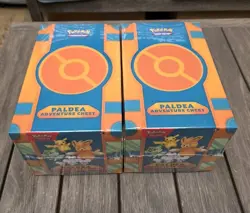 Pokemon TCG 2024 Paldea Adventure Chest , LOT OF 2 BOXES BRAND NEW SEALED - Image 1