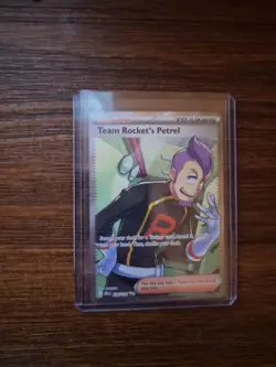 Pokemon TCG Trainer Team Rockets Petrel 226/182 Destined Rivals NM - Image 1