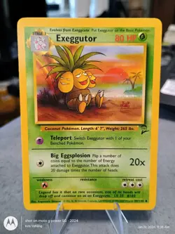 Pokemon TCG Base Set 2 Exeggutor #39/130 Uncommon Excellent Condition - Image 1
