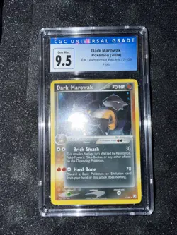 Pokemon Dark Marowak 7/109 Holo CGC 10 EX Team Rocket - Image 3