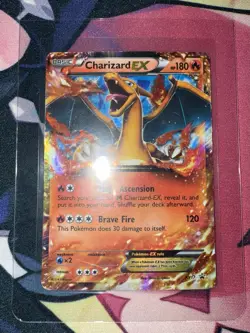 Pokemon TCG Charizard EX XY17 Standard Size Holo Promo LP Condition - Image 1