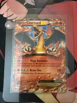 Pokemon TCG Charizard EX XY17 Standard Size Holo Promo LP Condition - Image 3