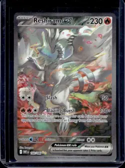 2025 Pokemon White Flare Reshiram ex Special Illustration Rare #166/086 - Image 1
