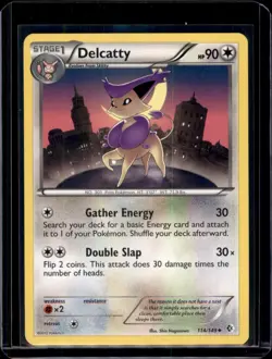 Delcatty Boundaries Crossed common Pokemon TCG 114/149 NM+ - Image 1