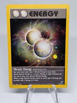 Pokemon TCG Miracle Energy Neo Destiny 16/105 Holo Rare Vintage WOTC - Image 1