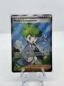 Wally’s Compassion Full Art Ultra Rare 176/132 Pokemon Mega Evolution English - Image 1