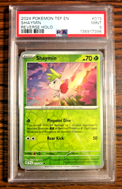 Shaymin Reverse Holo #013 - PSA MINT 9 - 2024 SV Temporal Forces - Pokemon TCG - Image 1