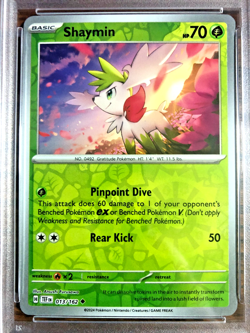 Shaymin Reverse Holo #013 - PSA MINT 9 - 2024 SV Temporal Forces - Pokemon TCG - Image 2