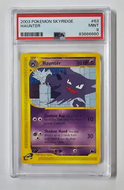 2003 POKEMON SKYRIDGE #63 HAUNTER NON-HOLO PSA 9 - Image 1