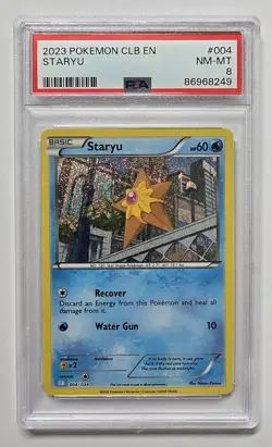 2023 Pokemon TCG Classic Collection Staryu CLB #4 PSA 8 - Image 1