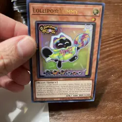 Yu-Gi-Oh! Lollipo Yummy JUSH-EN018 Ultra Rare 1st Edition Near Mint Condition - Image 3