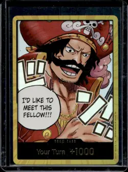 One Piece Card Game Carrying On His Will Gol D. Roger Gold DON!! OP-13 - Image 1