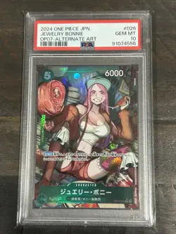 2024 One Piece JPN. Jewelry Bonnie OP07-026 Alternate Art PSA 10 GEM MT - Image 1