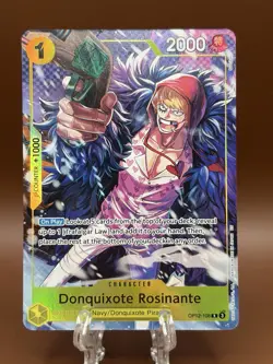 One Piece Donquixote Rosinante OP12-108 The Azure Sea's Seven Treasure Rare TR - Image 1