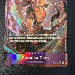 One Piece | Roronoa Zoro | OP09-076 [PRB02] | Alt Art (R) | NM - Image 4
