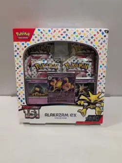 Pokemon TCG Scarlet & Violet 151 Alakazam EX Collection Box Factory Sealed 820650855269 - Image 1