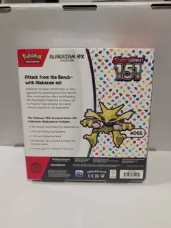 Pokemon TCG Scarlet & Violet 151 Alakazam EX Collection Box Factory Sealed 820650855269 - Image 2