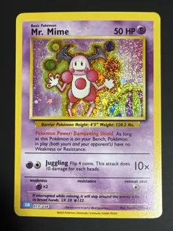 Mr. Mime Classic Collection Trading Card Game Classic 013/034 NM - Image 1