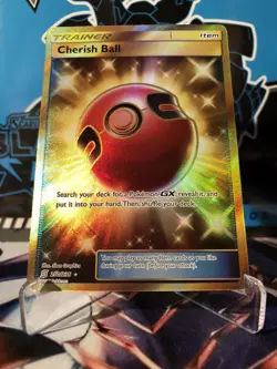 Pokemon TCG Cherish Ball Unified Minds 250/236 Holo Secret Rare Card - Image 1
