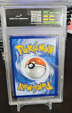 ACE 9 Omanyte 180/165 S&V 151 IR Holo Pokemon Card -DEGREE GRADED 8 - Image 3