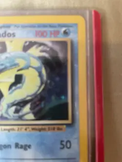 1999 Pokemon Gyarados Base Set Holo Card 006/102 - Image 5