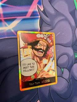 One Piece: D. Roger OP13 Gold Don!! Card - Carrying On His Will - English NM - Image 1