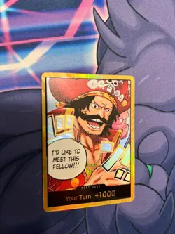 One Piece: D. Roger OP13 Gold Don!! Card - Carrying On His Will - English NM - Image 2