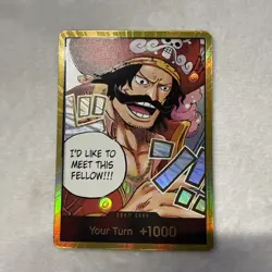 One Piece: D. Roger OP13 Gold Don!! Card - Carrying On His Will - English NM - Image 1