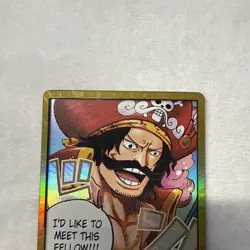 One Piece: D. Roger OP13 Gold Don!! Card - Carrying On His Will - English NM - Image 2