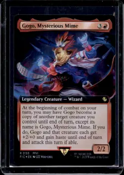 2025 Magic MTG Final Fantasy Gogo Mysterious Mime EA Commander Foil Rare #153 - Image 1