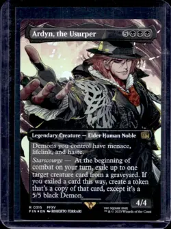 2025 Magic The Gathering Final Fantasy Ardyn Usurper BL Rare #0315 - Image 1