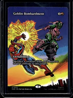 2025 Magic MTG Marvel Universe Eternal-Legal Goblin Bombardment Rare #0023 - Image 1
