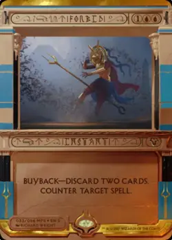 MTG English Forbid NM Foil Amonkhet Invocations - Image 1