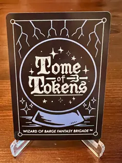 Wizard Of The Barge Magic The Gathering Soldier 1/1 Foil Token Kickstarter - Image 2